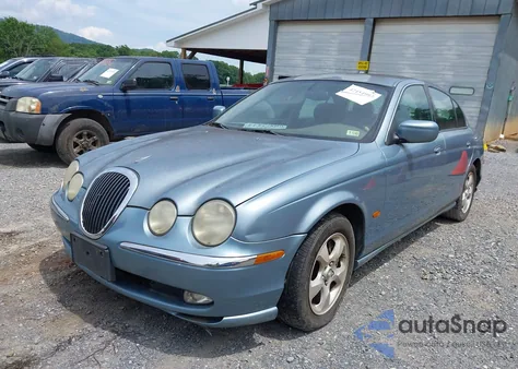 2002 Jaguar S-Type из США, поврежденный, VIN SAJDA01N12FM43719